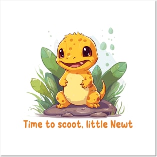 Time to scoot, little Newt Posters and Art